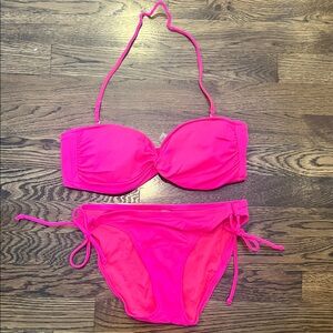 Victoria’s Secret Hot Pink Two-Piece Bikini Set